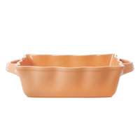 Medium Stoneware Oven Dish in Apricot by Rice DK